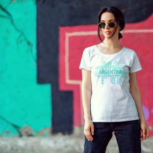 Argentina womens travel tshirt